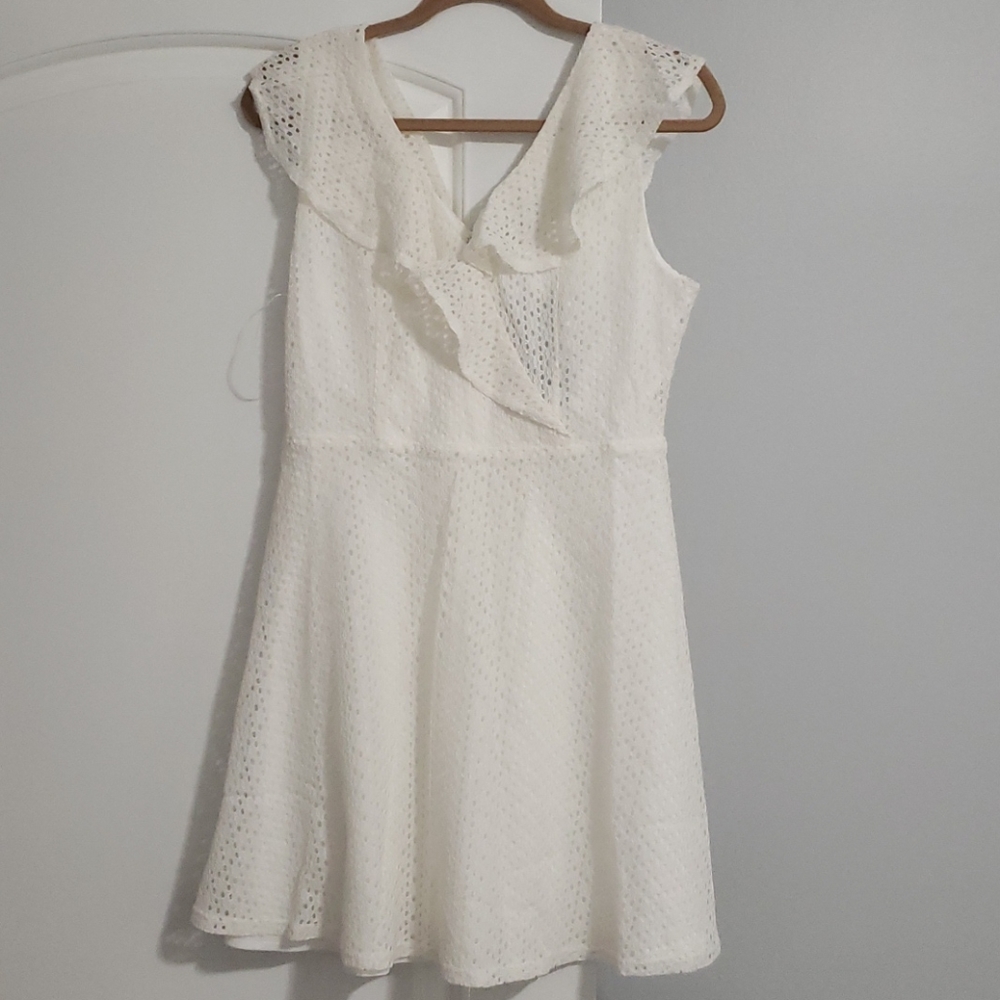 Ivory Eyelet Dress